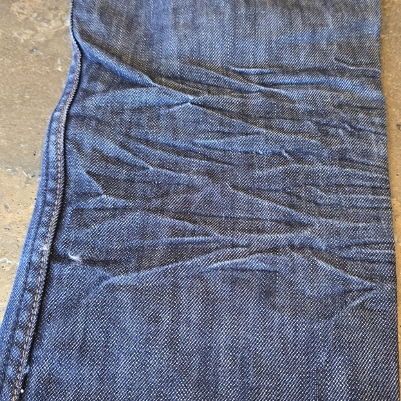 Coyote Jeans Mens 30x34 straight fit honey comb salvage Japanese denim indigo - Picture 2 of 9